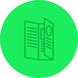 diagramação de folder