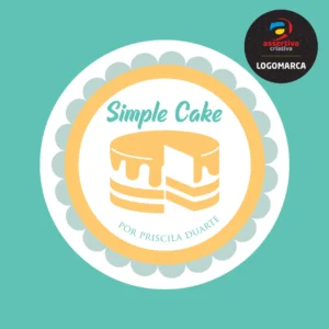 logo simple cake
